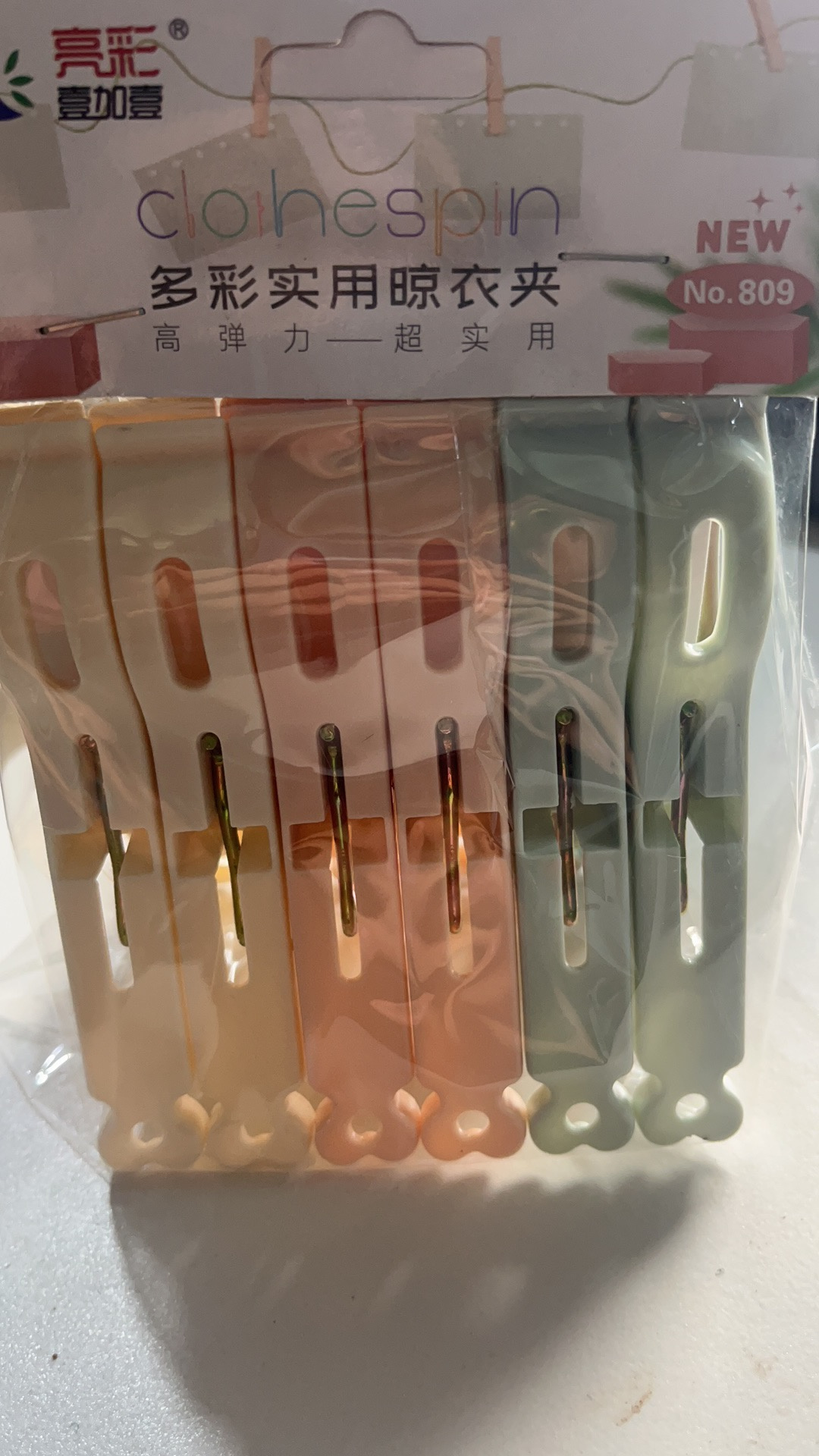 6pcs clothespin