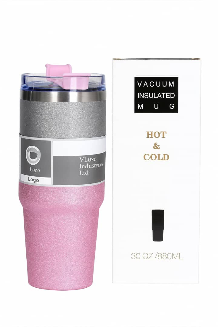 SHINNY VACUUM INSULATED MUG
