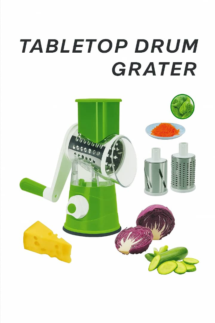 tabletop drum grater