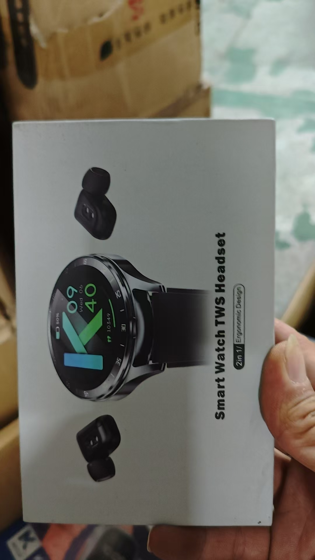 2-in-1 Smart Watch TWS Headset Combo