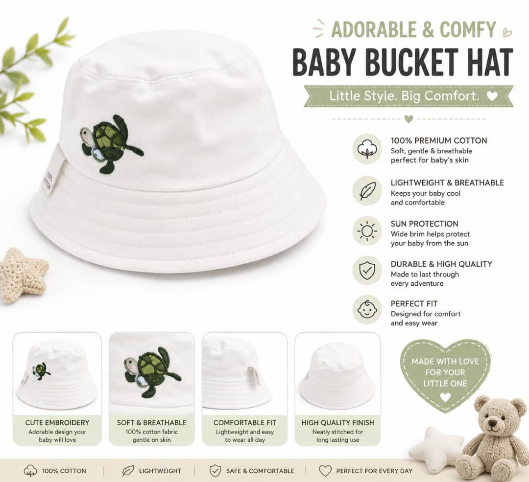 BABY BUCKET HAT