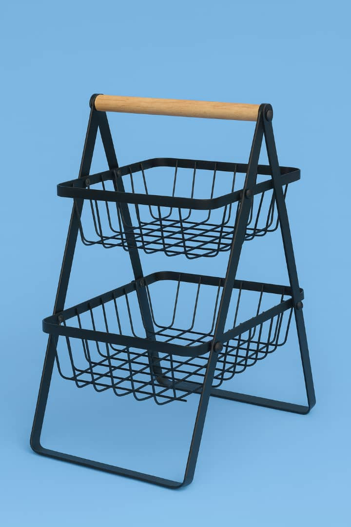 double layer basket