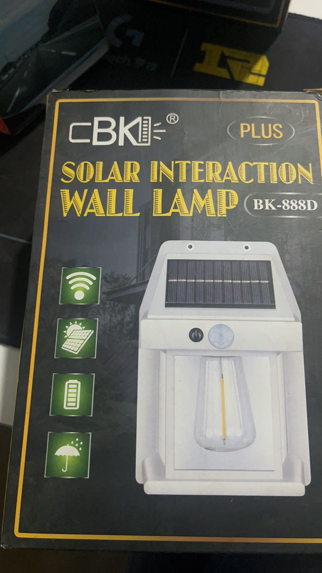 big solar wall lamp
