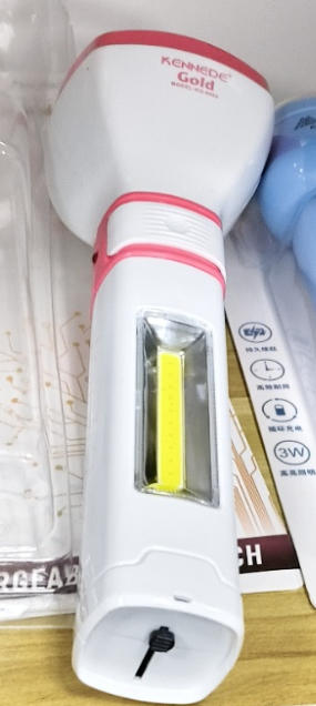 Rechargeable LED Flashlight with COB Side Light