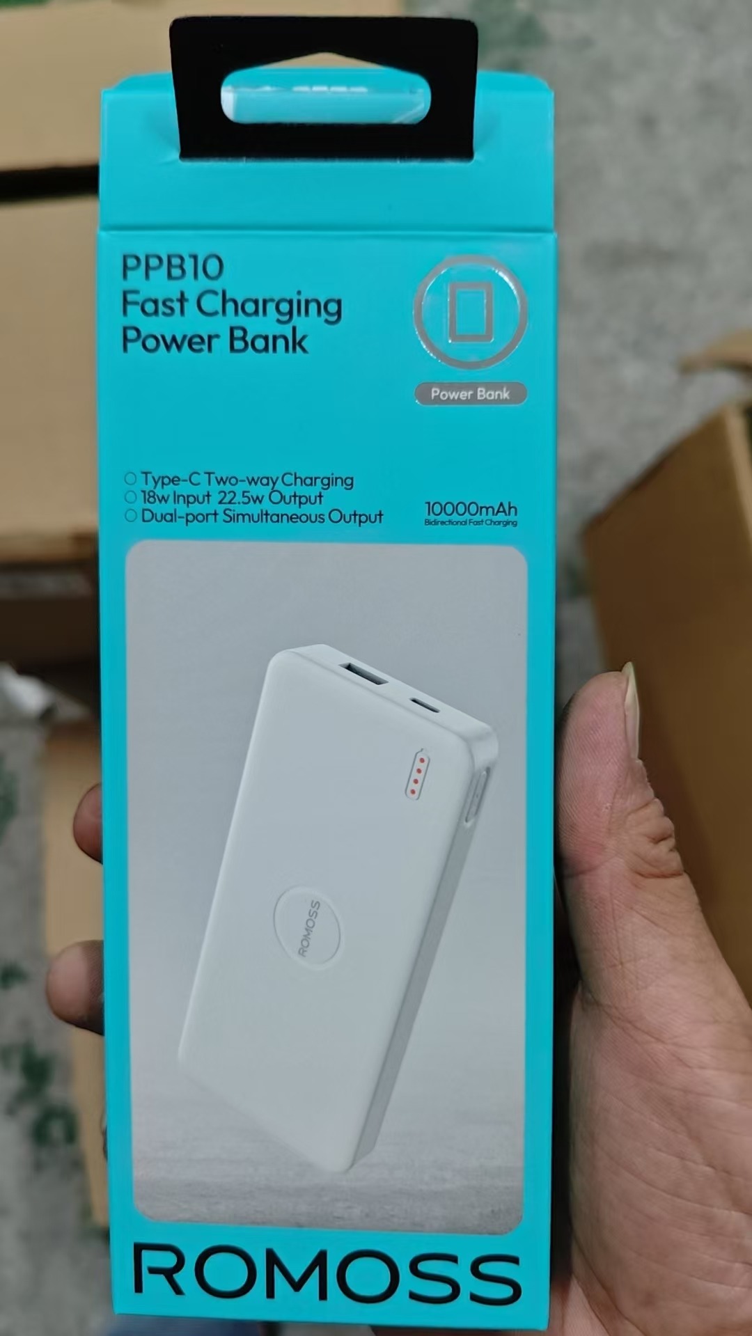 ROMOSS PPB10 10000mAh Fast Charging Power Bank