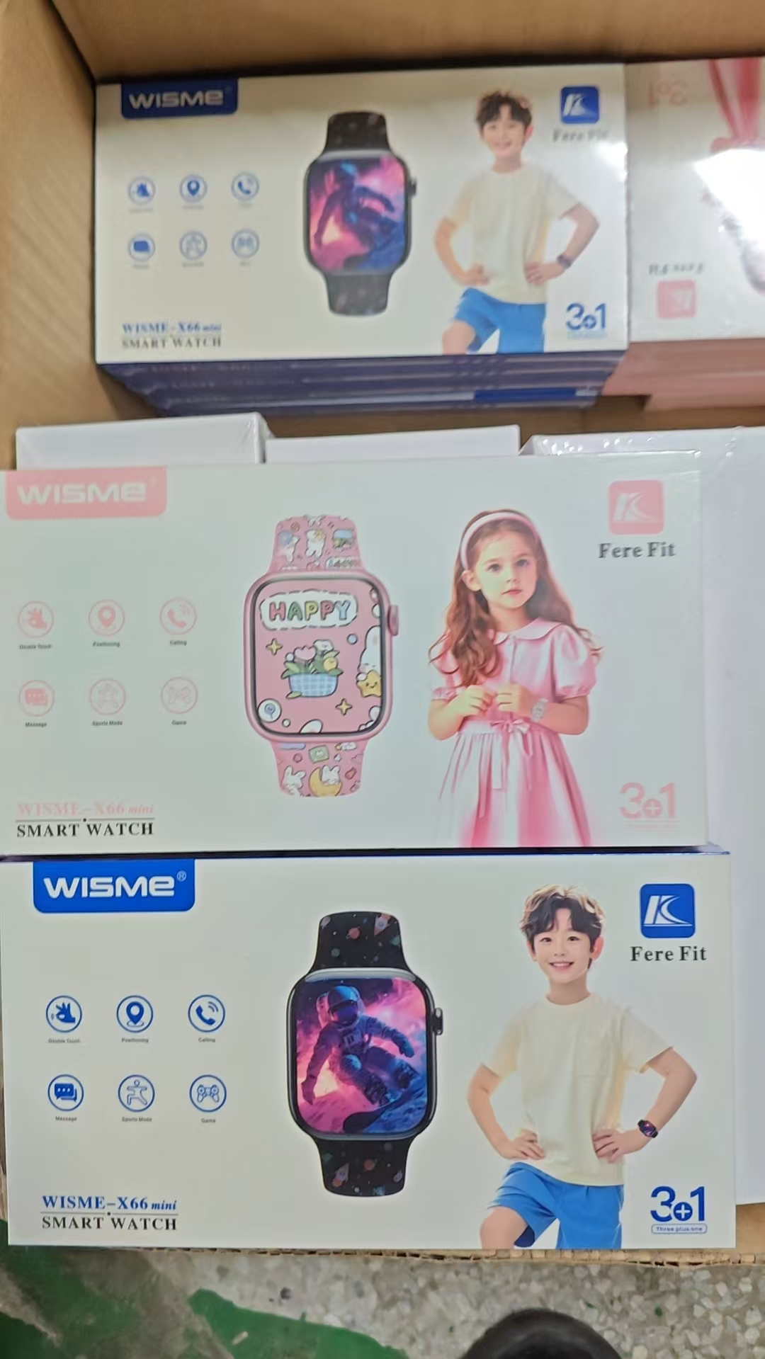 WISME X66 mini Kids' Smart Watch (3+1 Set)