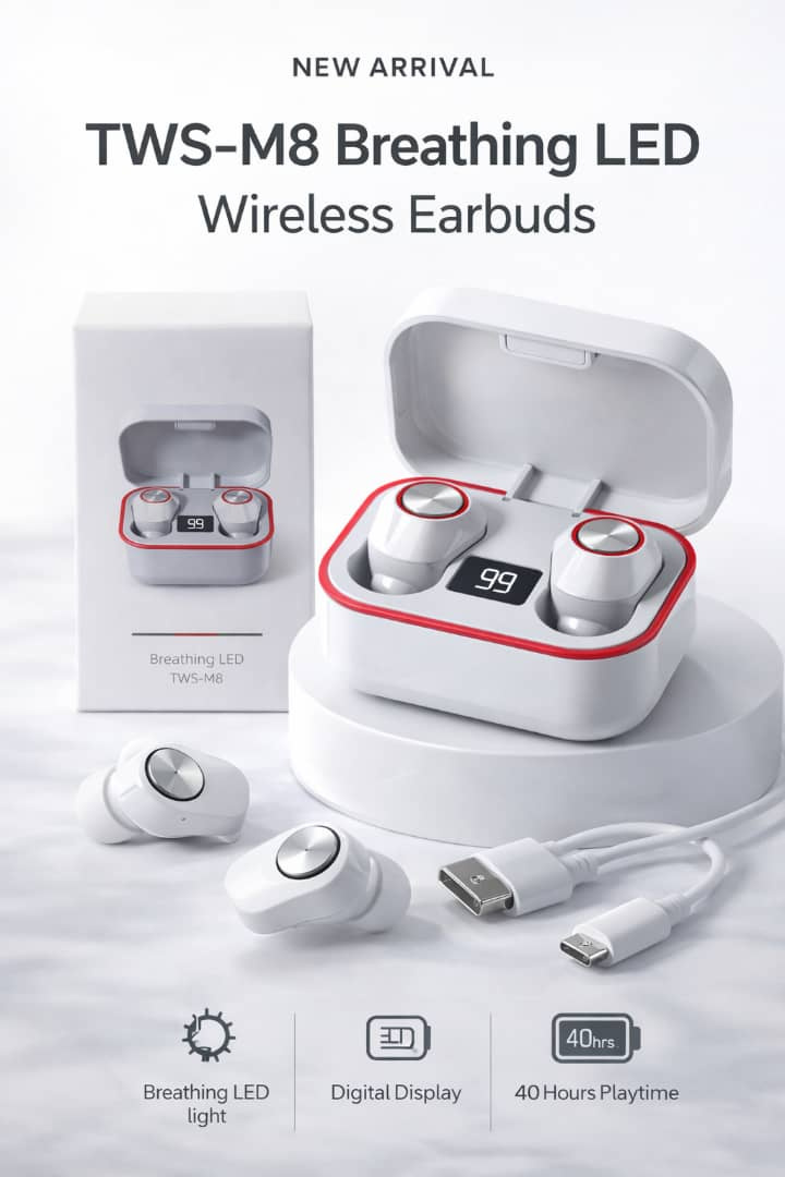 TWS -M8-EARBUDS