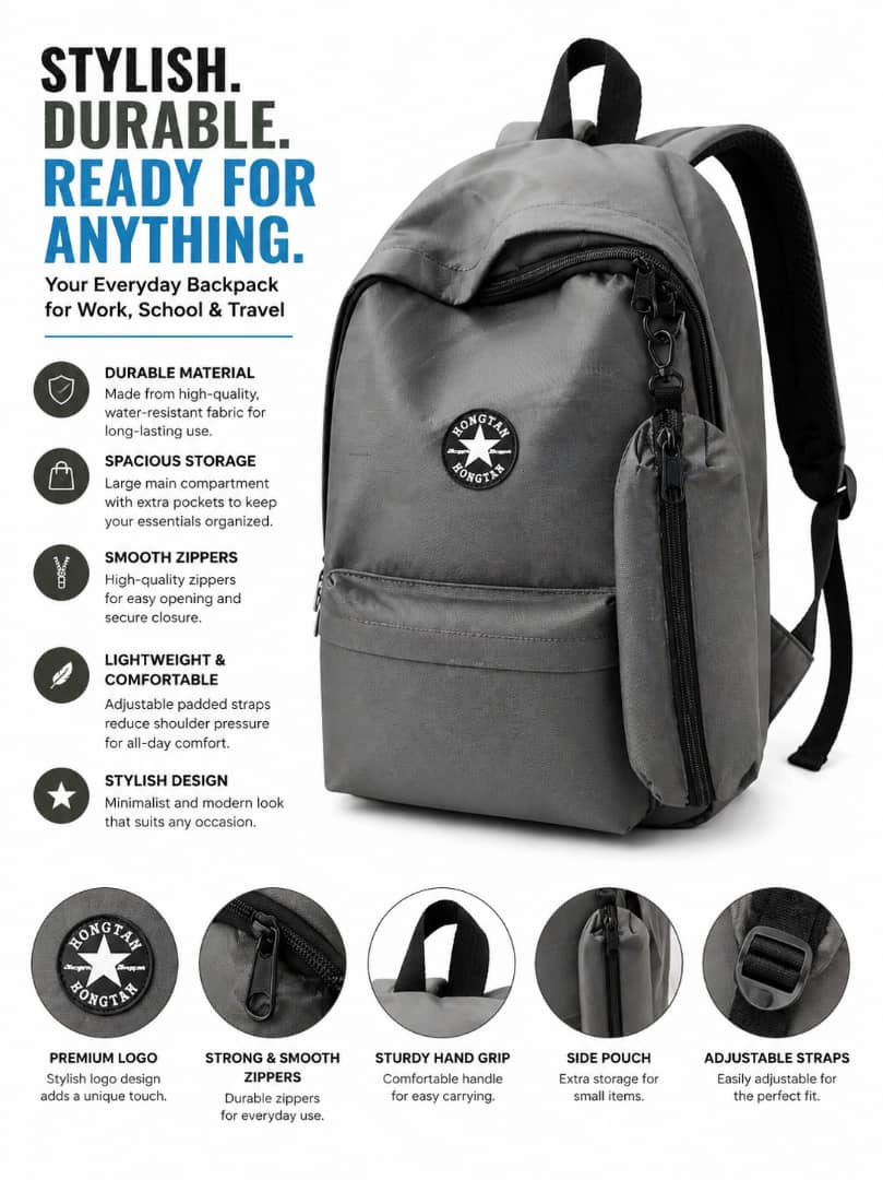 LEATHER SCHOOL BAG