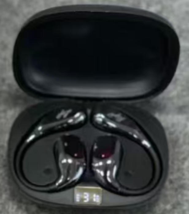 Open-Ear Bone Conduction Bluetooth Earbuds with Charging Case