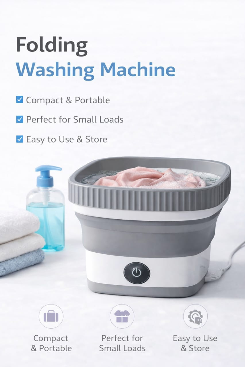 FOLDABLE WASHING MACHINE