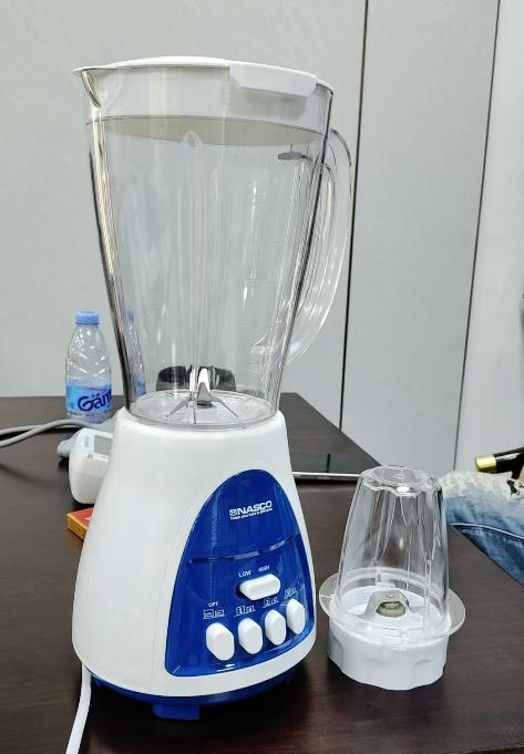 NASCO 2-in-1 Electric Blender with Grinder Attachment