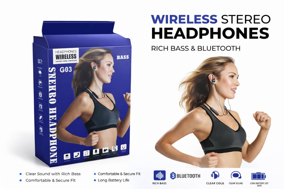 GO3 WIRELESS HEADPHONES