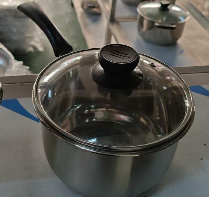 Stainless Steel Single-Handle Milk Pot / Soup Pot