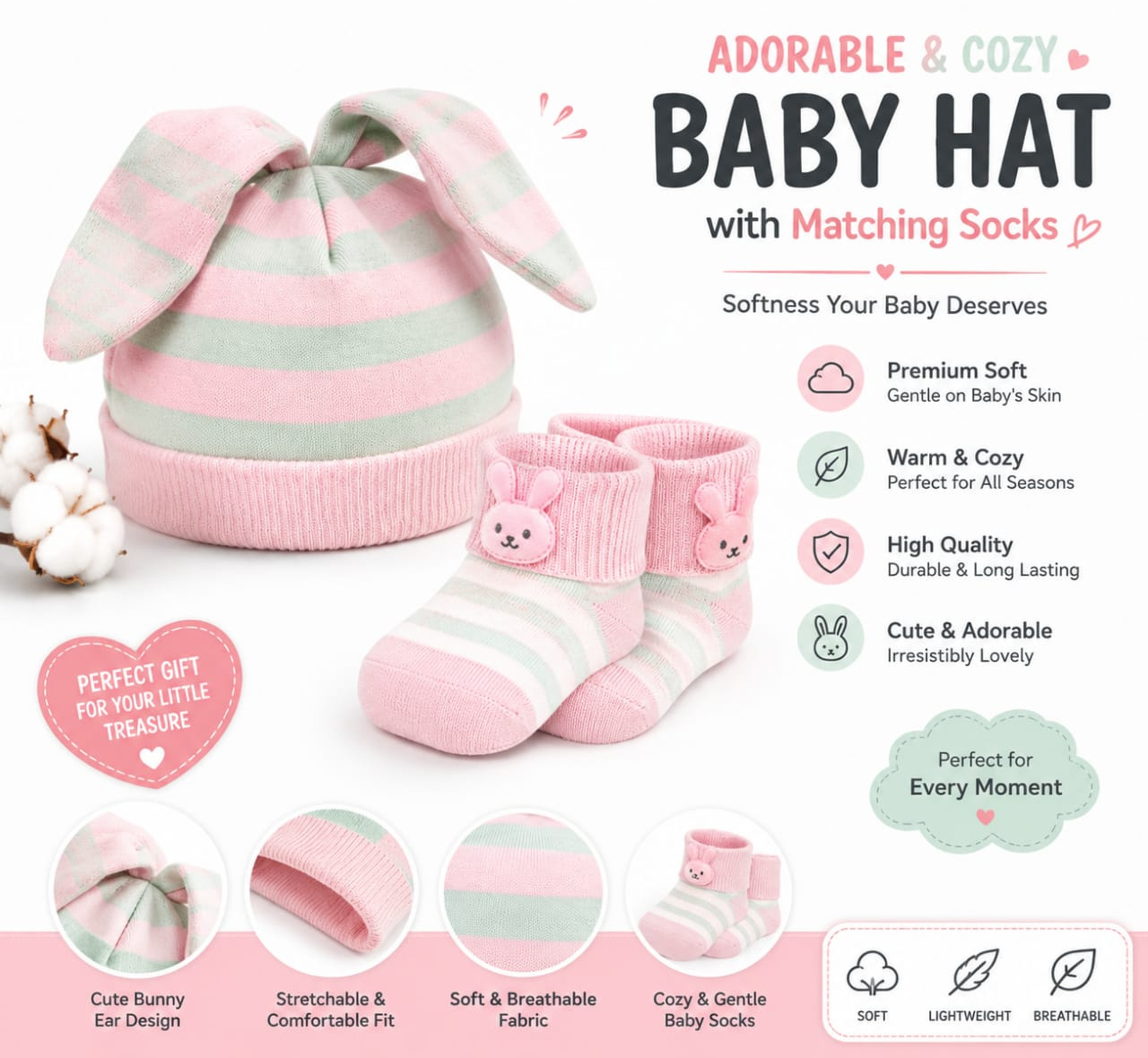 BABY SOCKS & HATS