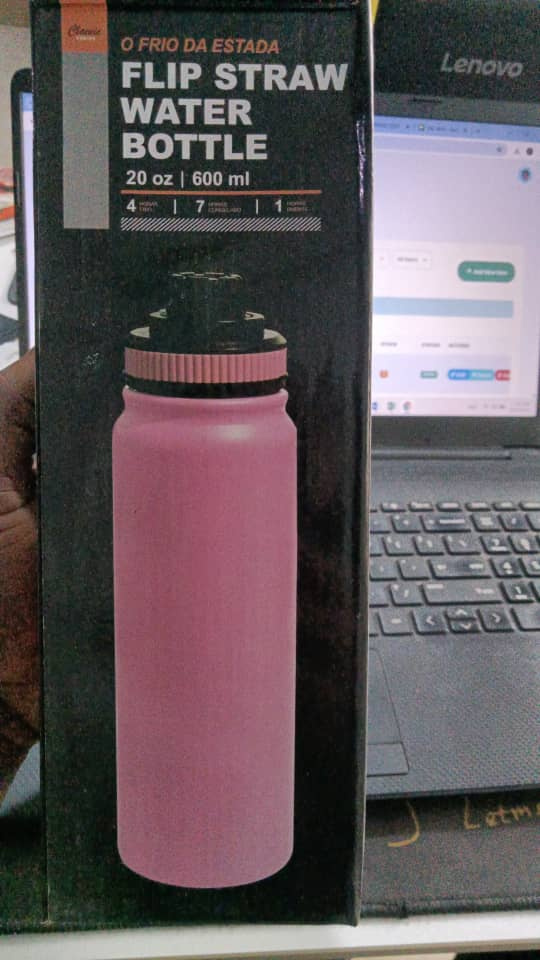 FLIP STRAW WATER BOTTLE