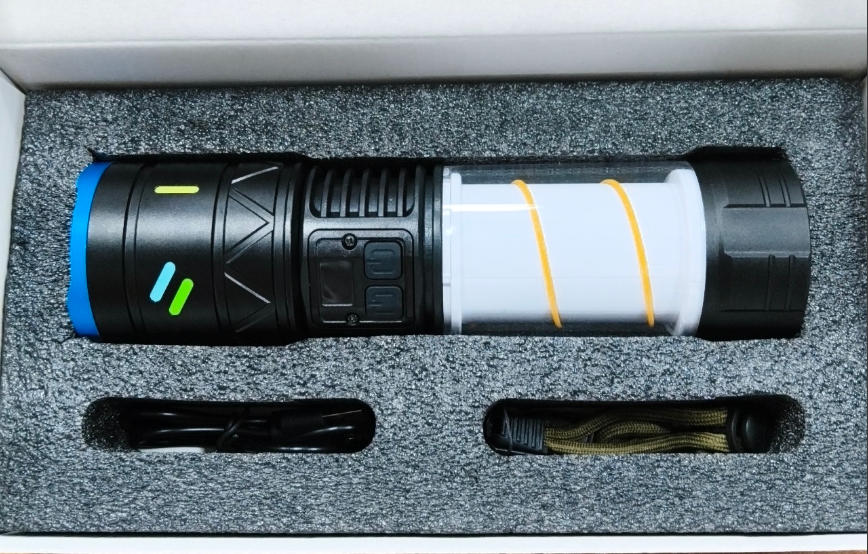 Rechargeable Multi-function LED Flashlight & Camping Lantern