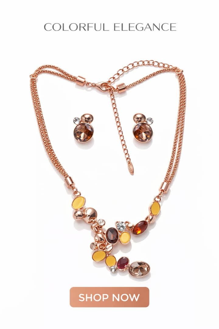 EARRINGS AND NECKLACE