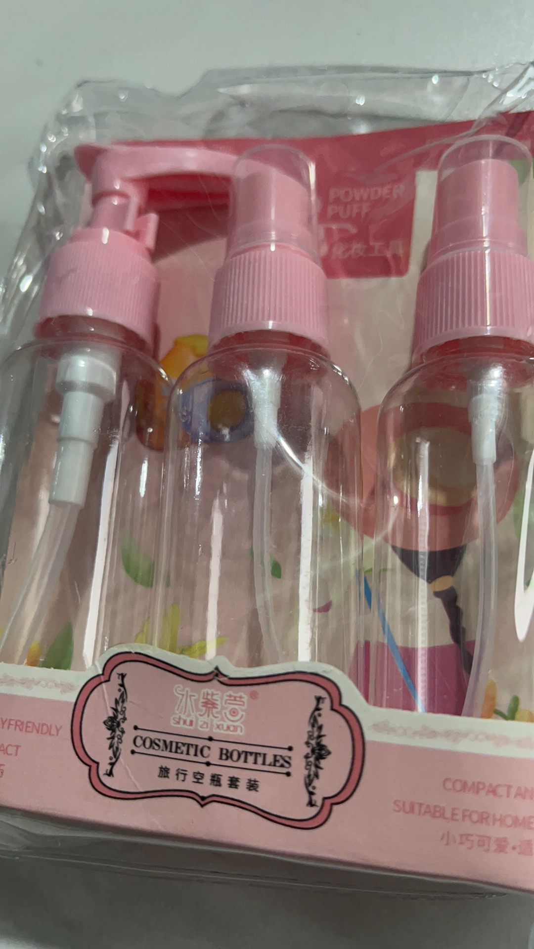 cosmetic bottles