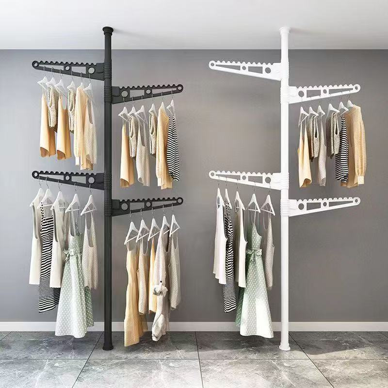 Standing clothes rack