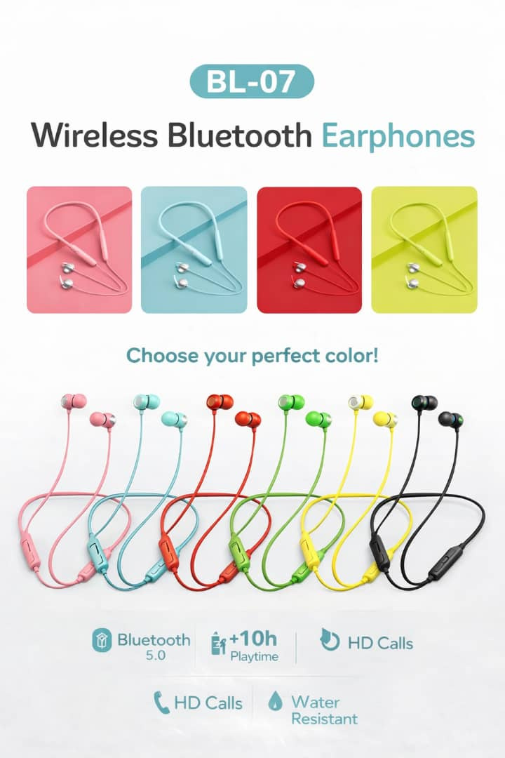 BL-07 WIRELESS EARPHONES